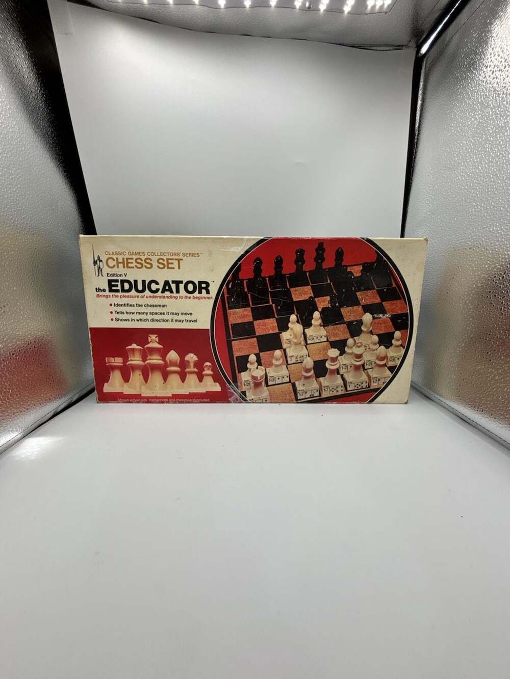 Vintage Classic Games Collectors Series Edition V The Educator Chess Set